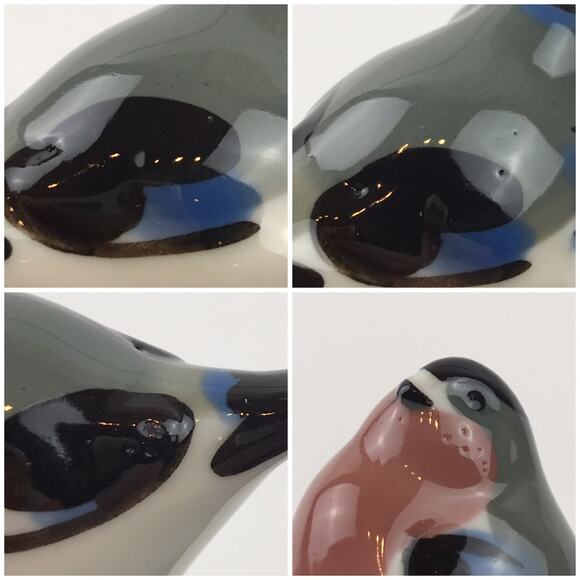 Vintage Bullfinch Bird Figurine Home Decor Whimsical Cottagecore Made in USSR - Picture 14 of 14